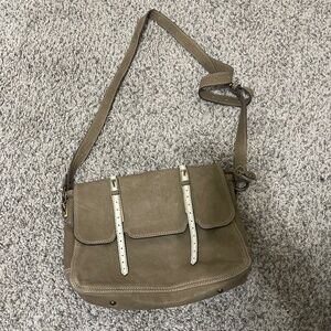 Hercules leather messenger crossbody bag